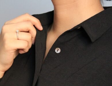 why does my blouse collar lose its shape after washing interfacing type