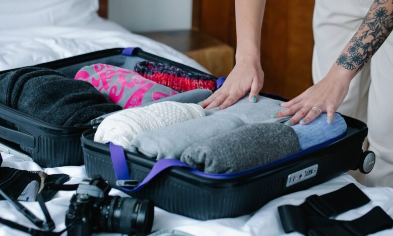 how to pack work clothes for travel without ironing