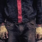 why do black work pants fade at the knees and seat